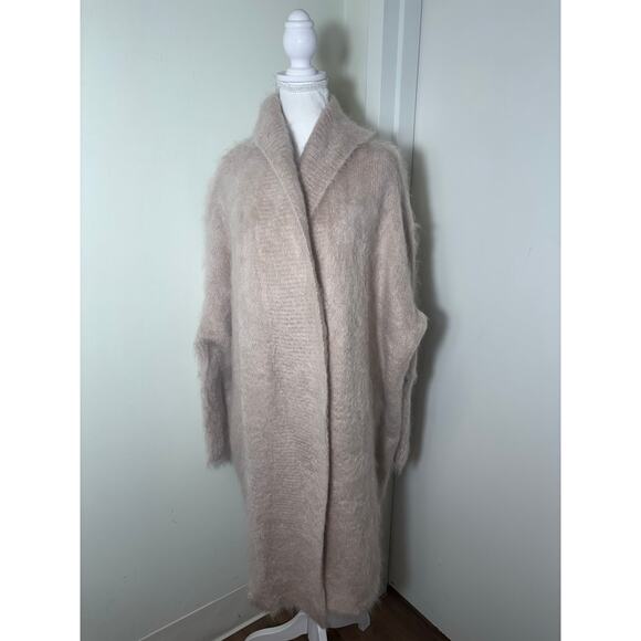 Scanlan Theodore Pink Mohair Sweater Coat Sz One size - Picture 1 of 3